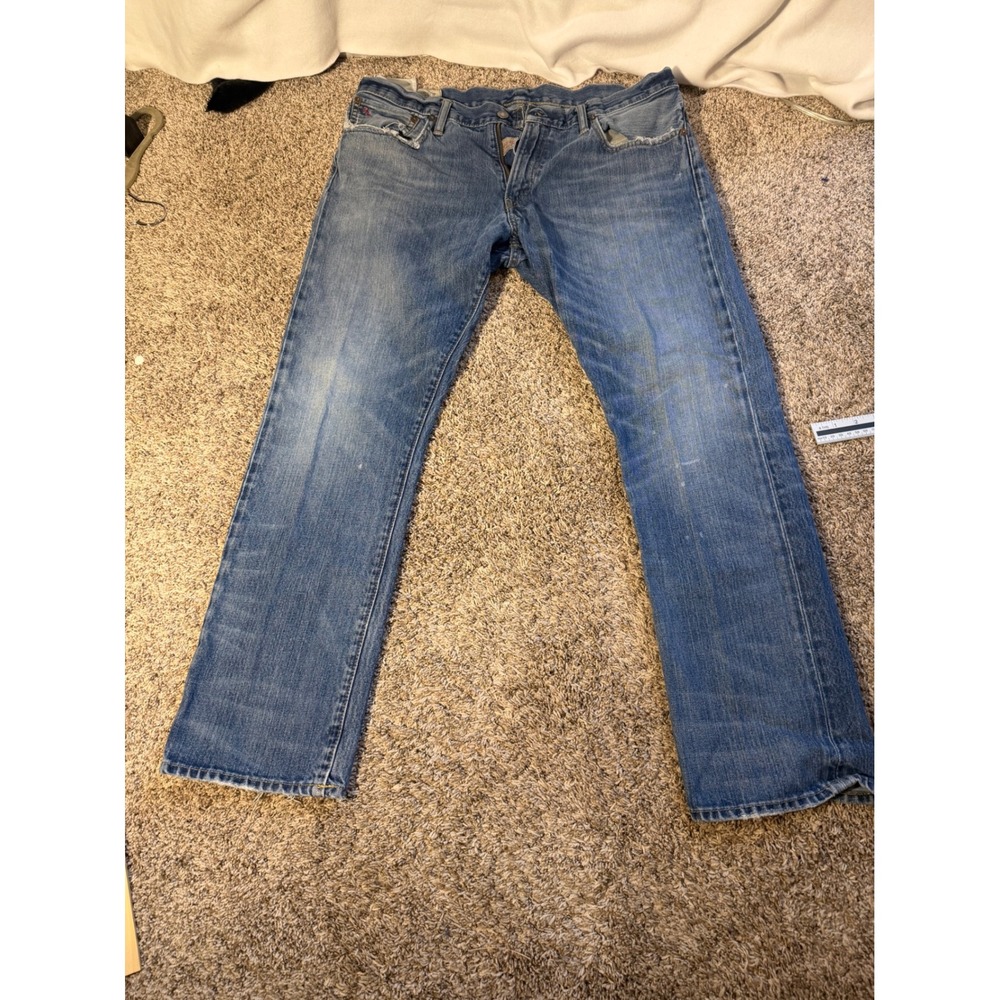 Polo Ralph Lauren Sullivan Slim Fit Jeans Mens 36x30 Blue Denim Medium Wash